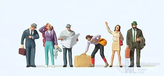 Preiser 10379 - Reisende am Bahnsteig H0 1:87