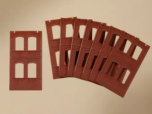 Auhagen 80508 - 8 Wände 2322A rot H0 1:87