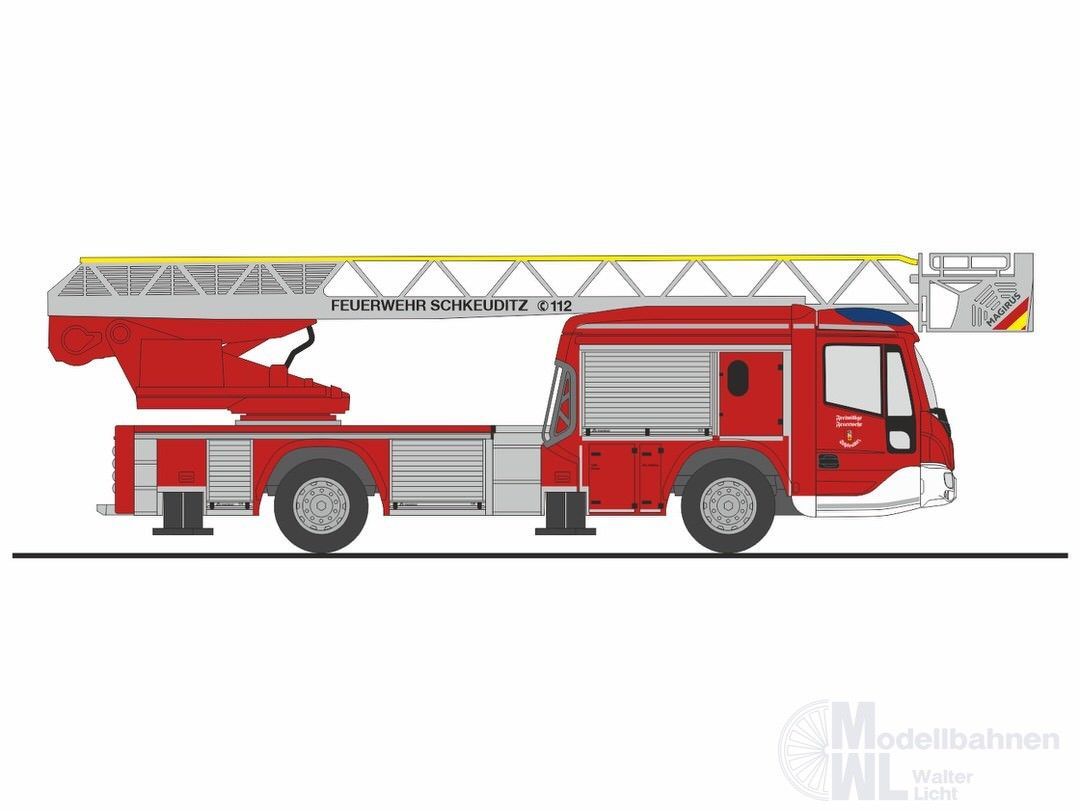 Rietze 71124 - Magirus DLK 32 n.B. FW Schkeuditz H0 1:87