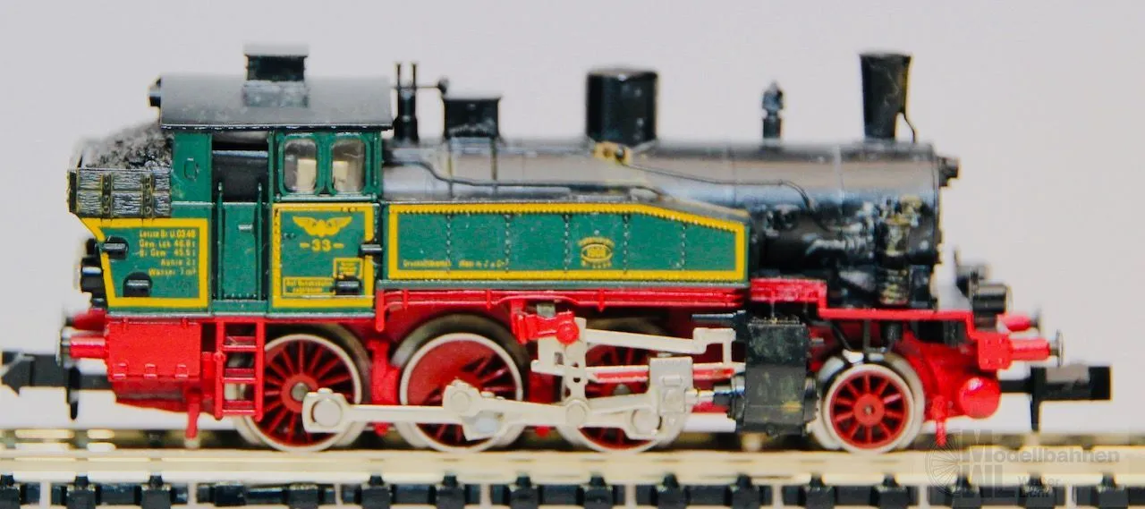 Fleischmann 7025 - FLEISCHMANN - Dampflok BR 33 PRIVAT (wie BR 91.3) N 1:160