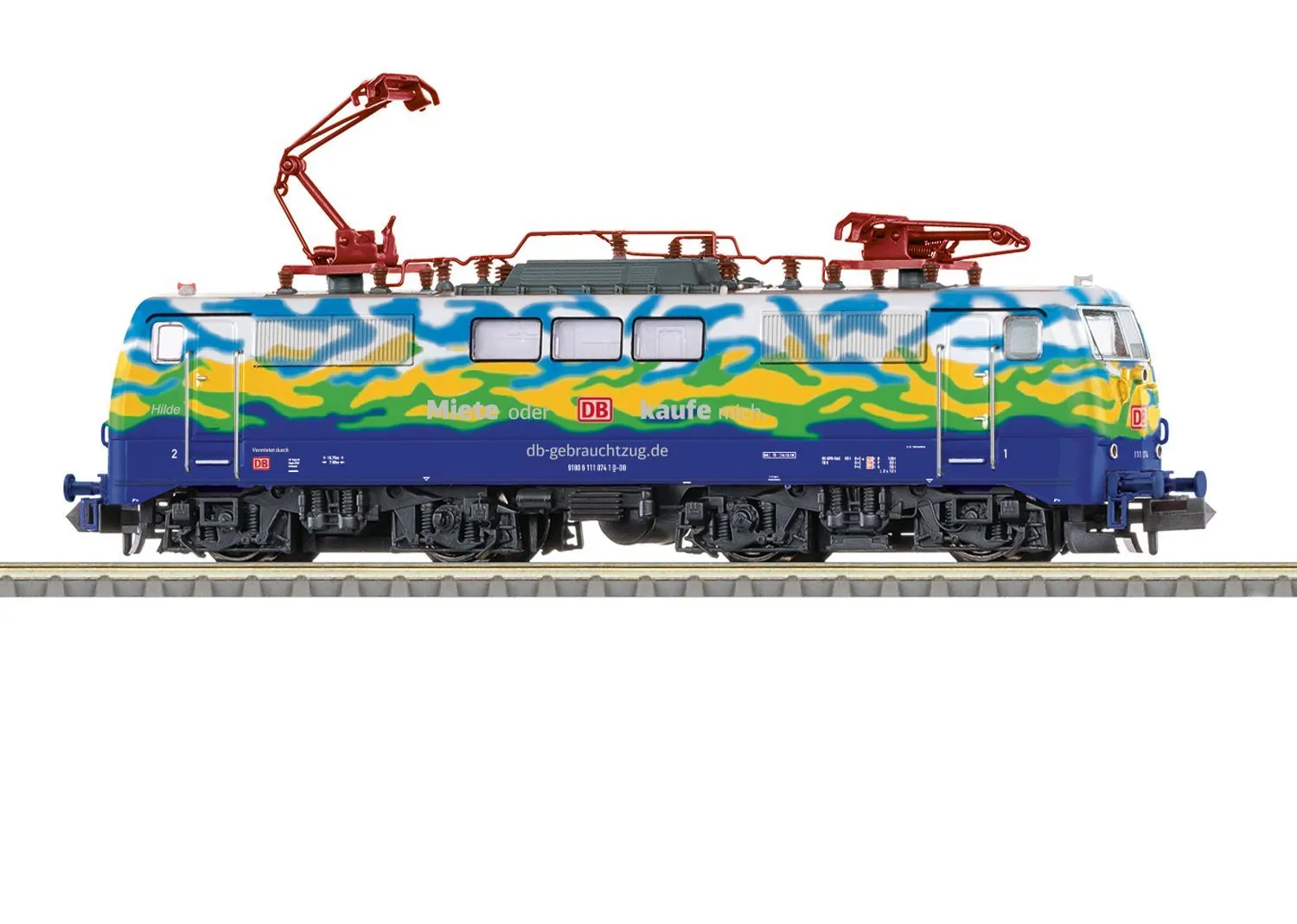 Trix 16727 - E-Lok BR 111 074-1 DB Ep.VI Touristik Lok Hilde N 1:160 Sound