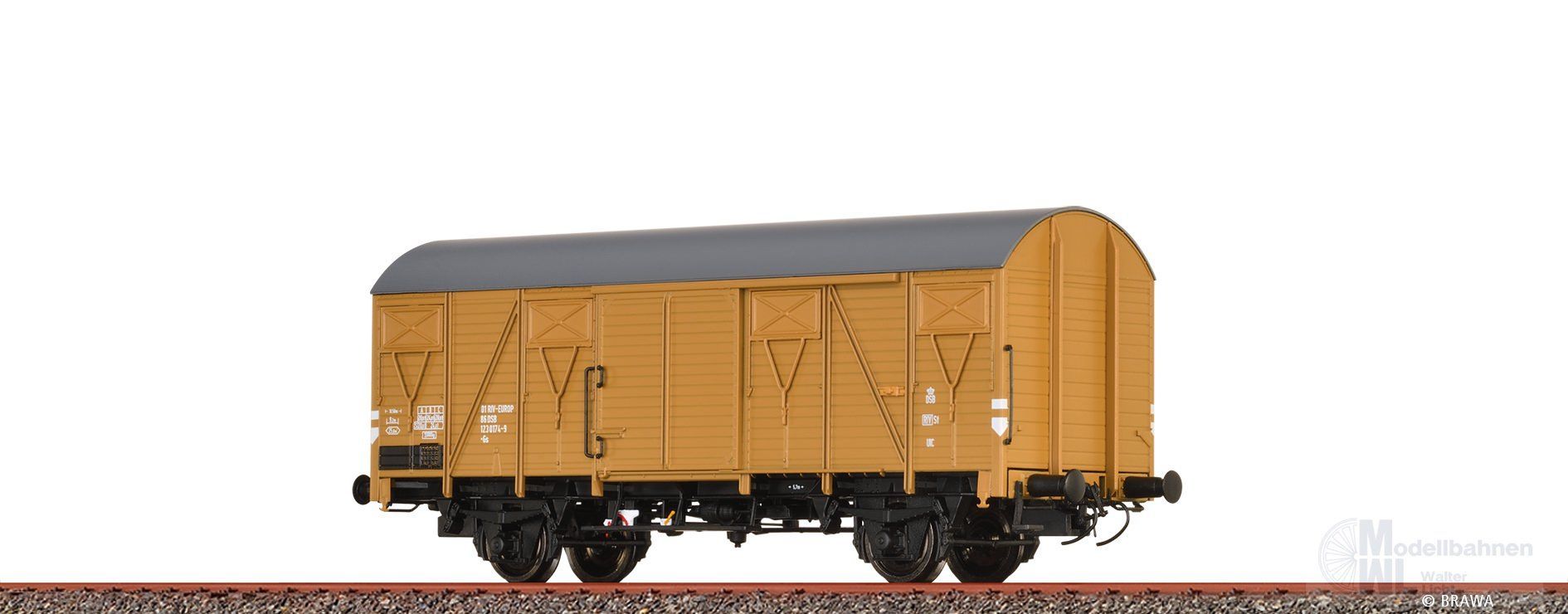Brawa 50125 - Güterwagen Gs DSB Ep.IV H0/GL