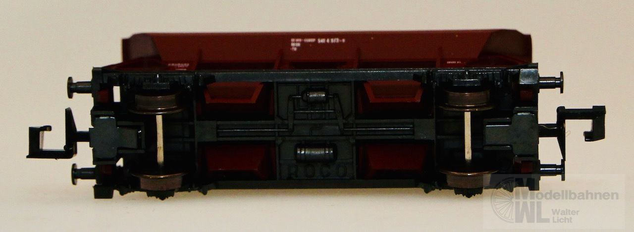 Roco 02318A - ROCO - Selbstentladewagen DB mit Kohleladung N 1:160