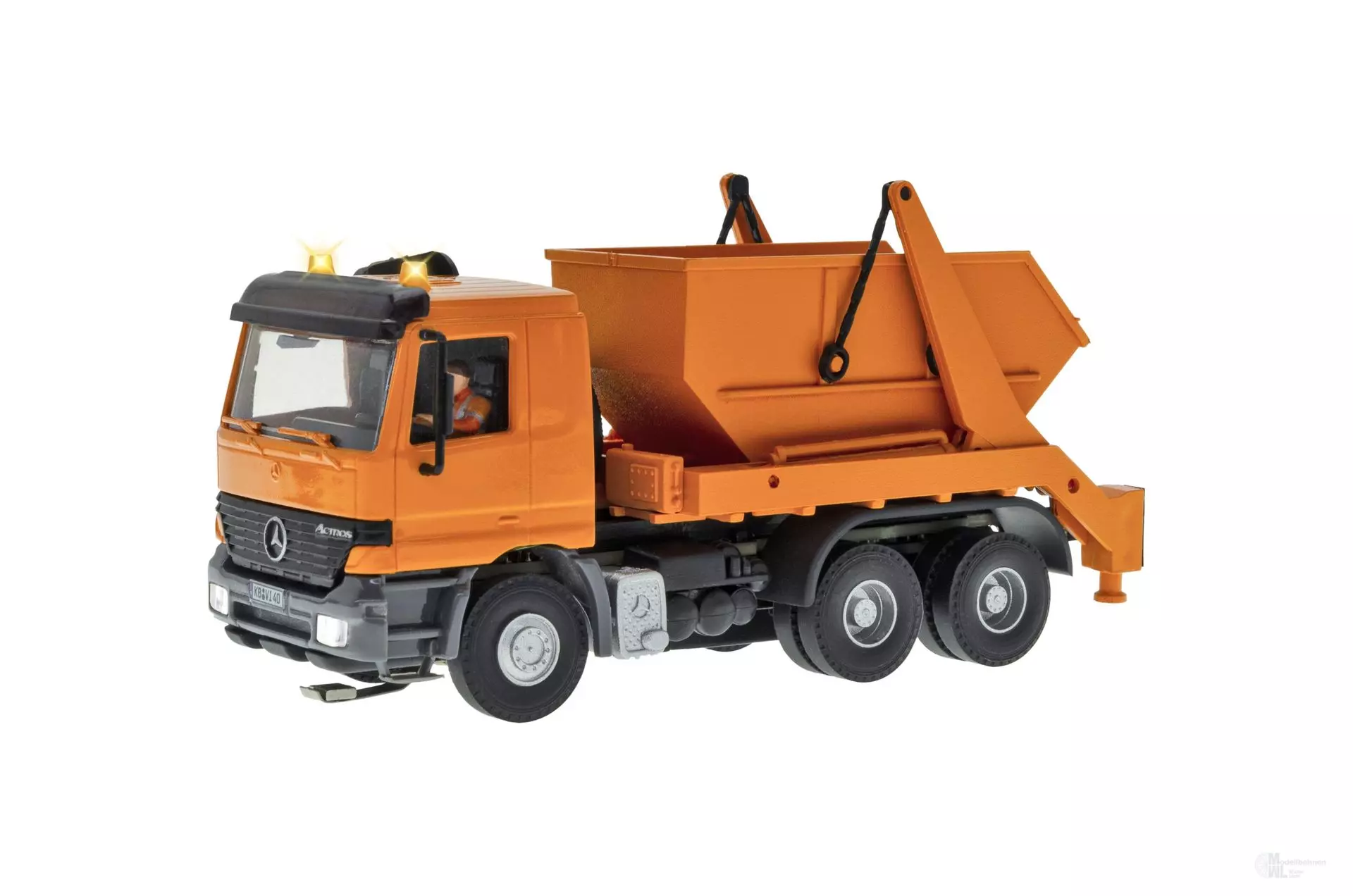 Viessmann 8040 - CarMotion Mercedes-Benz Actros Absetzkipper orange 3-achs H0 1:87