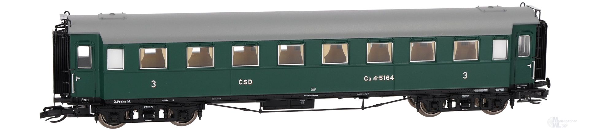 Saxonia Modellbau 120189 - Personenwagen CSD Ep.III C4Ü Sa 07 TT 1:120