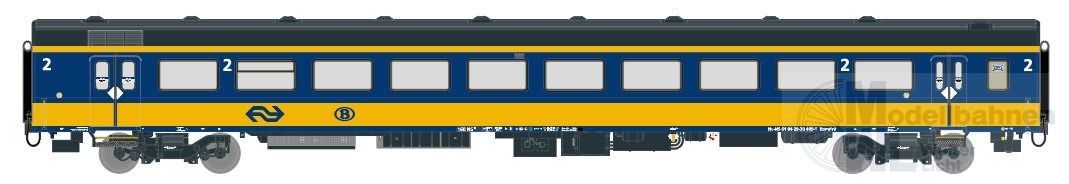 Exact Train 11026 - Personenwagen ICRm Bpmdz9 gelb/blau H0/GL