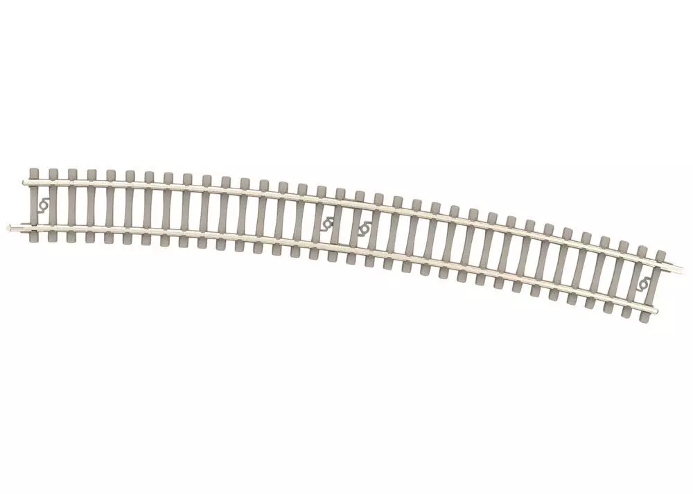 Trix 14528 - Gleis gebogen R6 526,26mm 15° Betonschwelle N 1:160