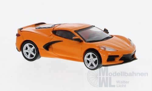 PCX-Models 870675 - Chevrolet Corvette C8 orange 2020 H0 1:87