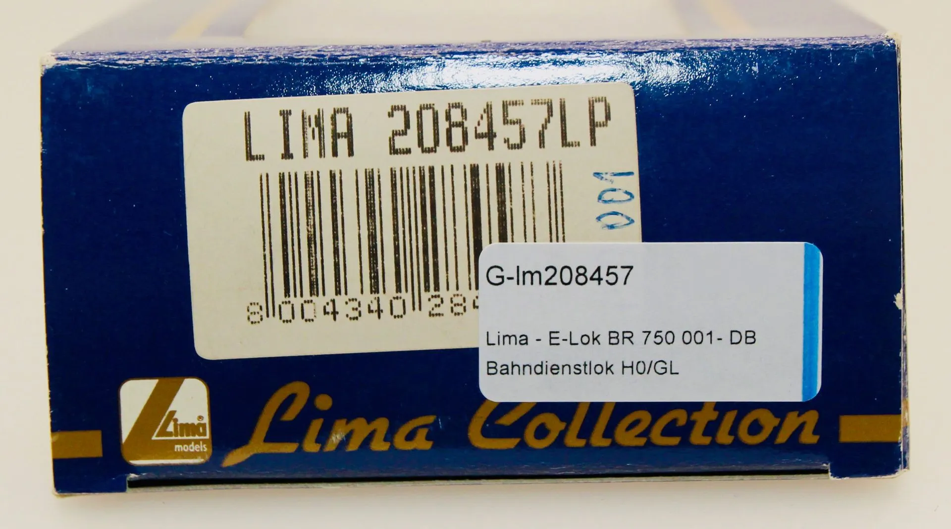 Lima 208457 - Lima - E-Lok BR 750 001- DB Bahndienstlok H0/GL