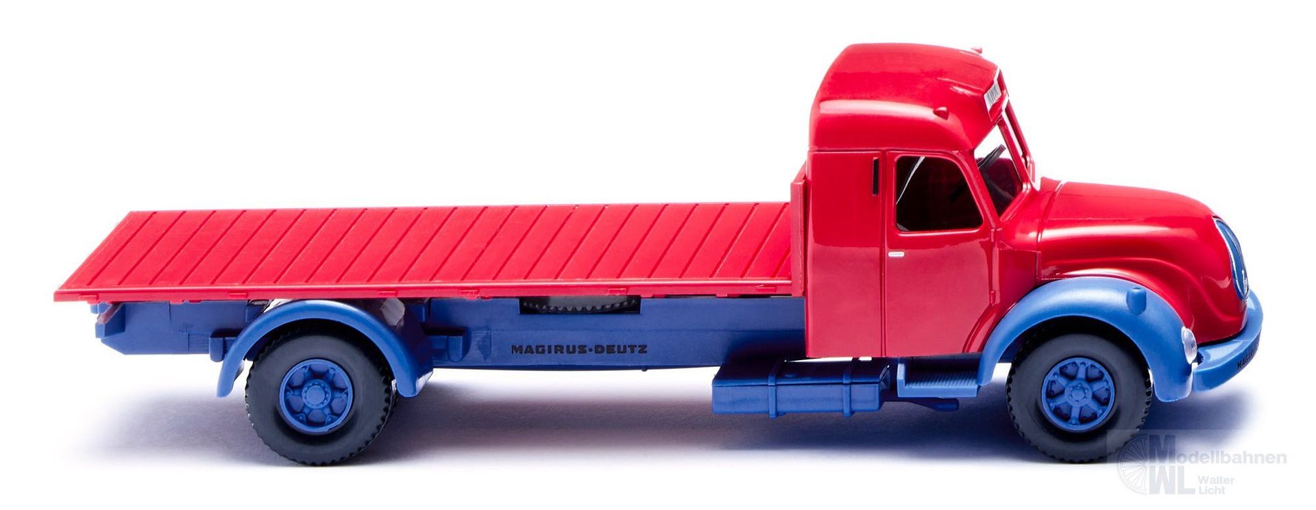 Wiking 085508 - Magirus S 7500 Flachpritschen-Lkw Kabelwerk Rheydt H0 1:87