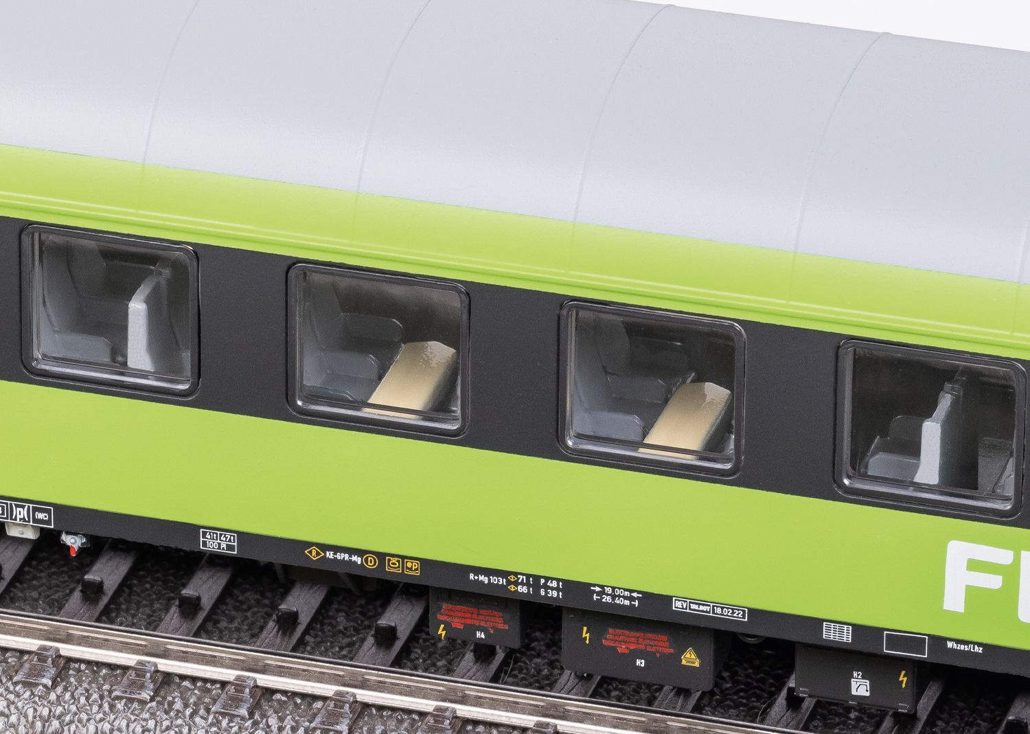 Märklin 42957 - MHI Wagen-Set 1 Flixtrain Ep.VI 3.tlg. H0/WS