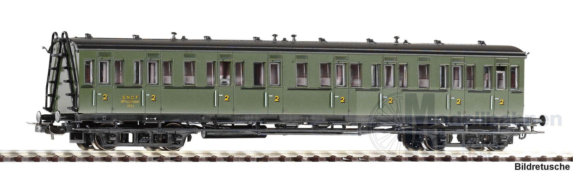 Piko 53349 - Abteilwagen SNCB Ep.III 3.KL. ohne Bremserhaus H0/GL