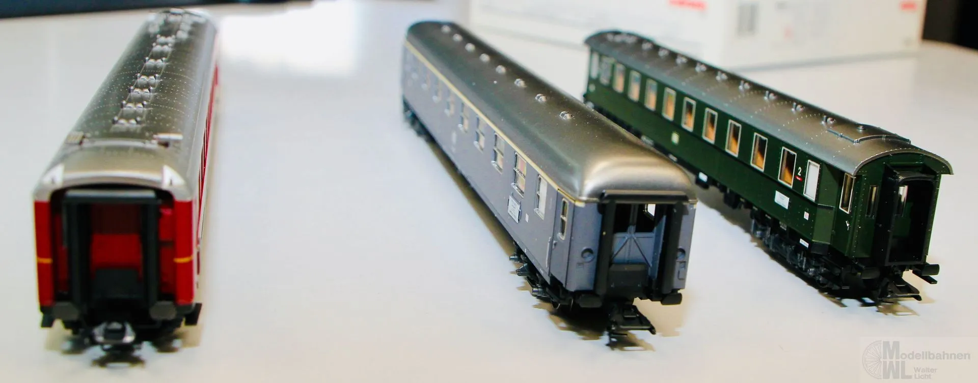 Märklin 42942 - MÄRKLIN - Wagen-Packung Riviera Express DB Ep.III 3.tlg. H0/WS