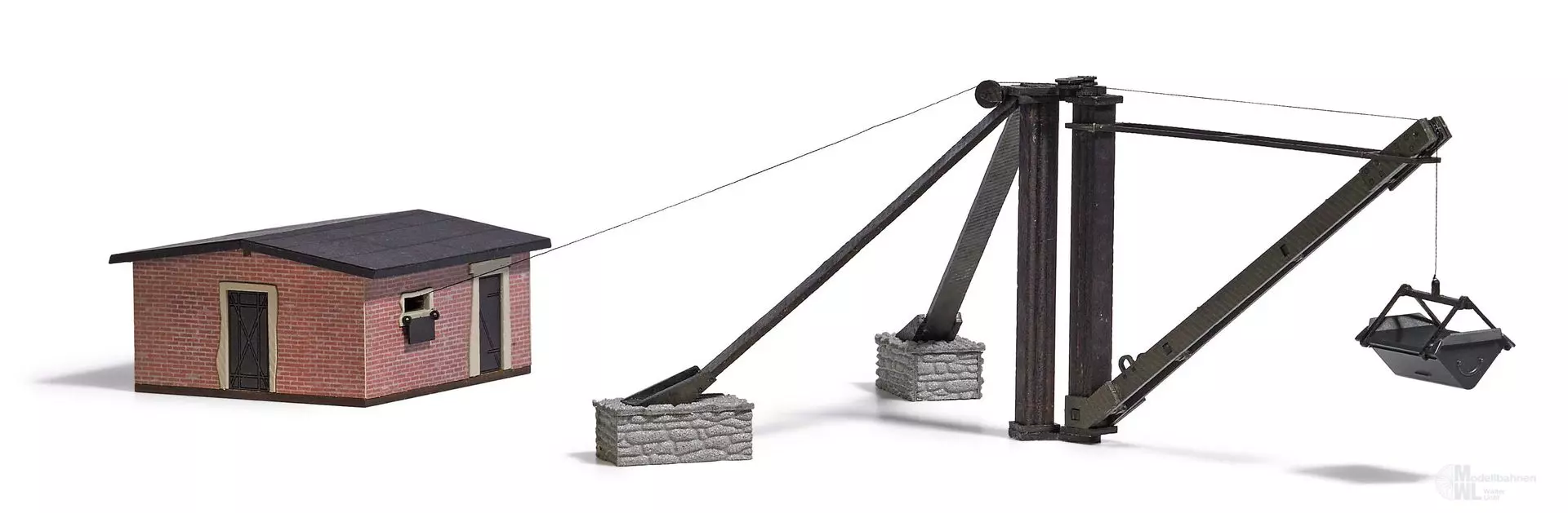 Busch 1975 - Schwenkkran/Windenhaus H0 1:87