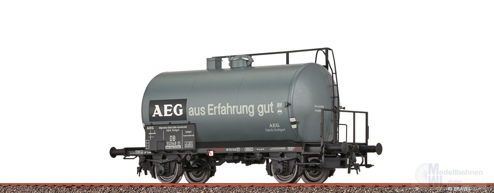 Brawa 49628 - Leichtbaukesselwagen DB Ep.III AEG Uerdingen Z [P] H0/GL