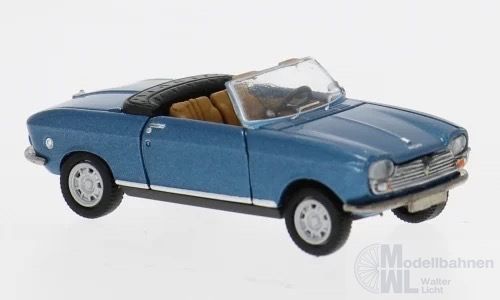 Brekina 29182 - Peugeot 204 Cabriolet in seeblau H0 1:87