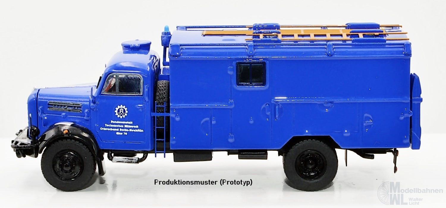 NPE NA99151 - Borgward B 4500 GKW THW Berlin H0 1:87 NPE NA99151 - Borgward B 4500 GKW THW Berlin H0 1:87