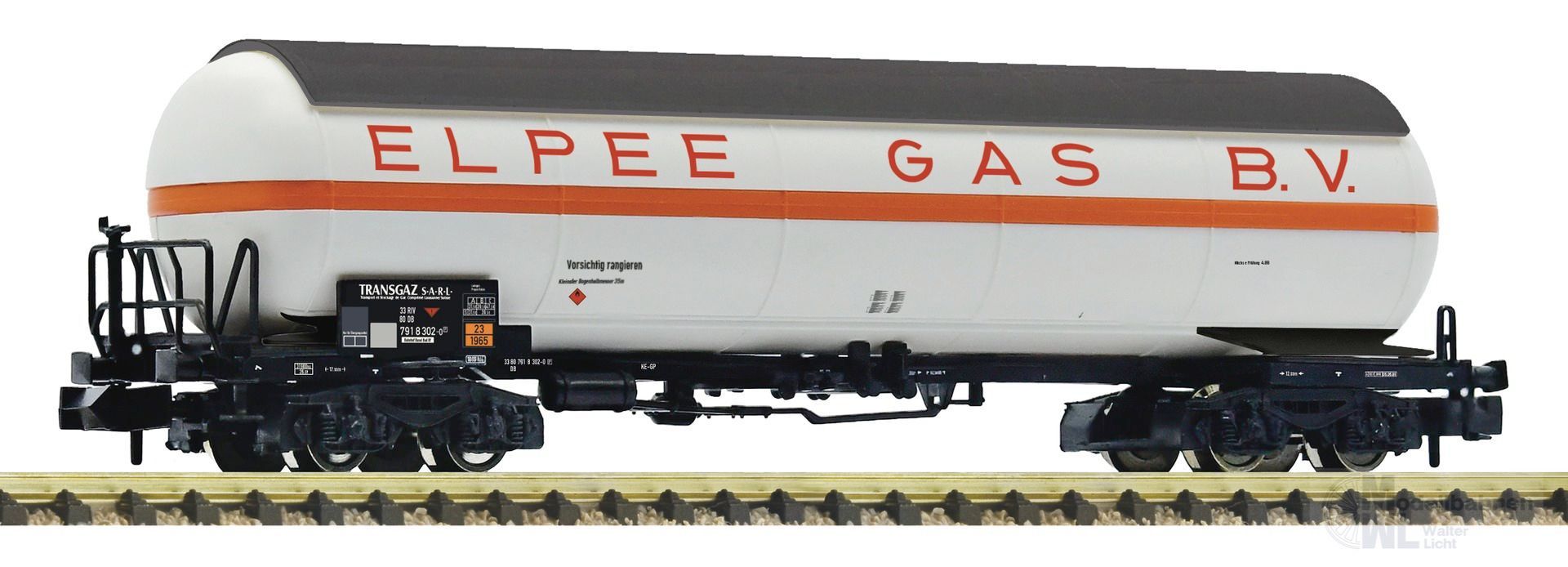 Fleischmann 6660117 - Druckgaskesselwagen DB Ep.IV N 1:160 Fleischmann 6660117 - Druckgaskesselwagen DB Ep.IV N 1:160