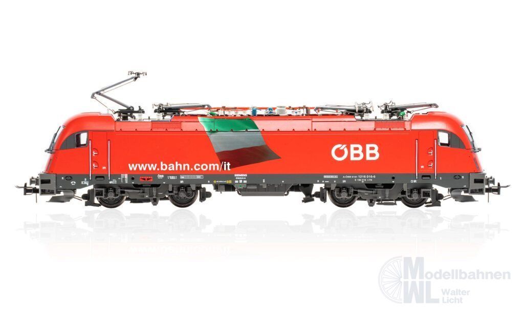 Jägerndorfer Modellbahn 29750 - E-Lok Rh 1216 Taurus ÖBB Ep.VI H0/GL