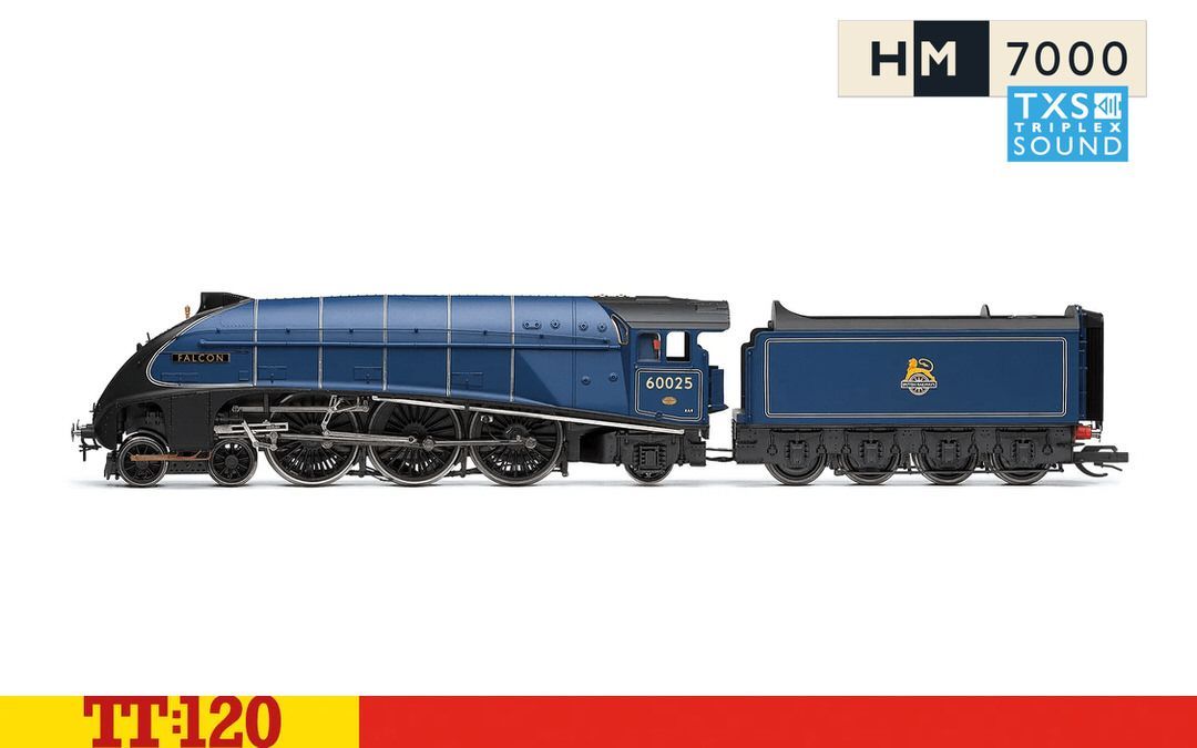 HORNBY TT TT3009TXSM - Dampflok Class A4 Class 4-6-2 60025 Falcon TT 1:120 SOUND