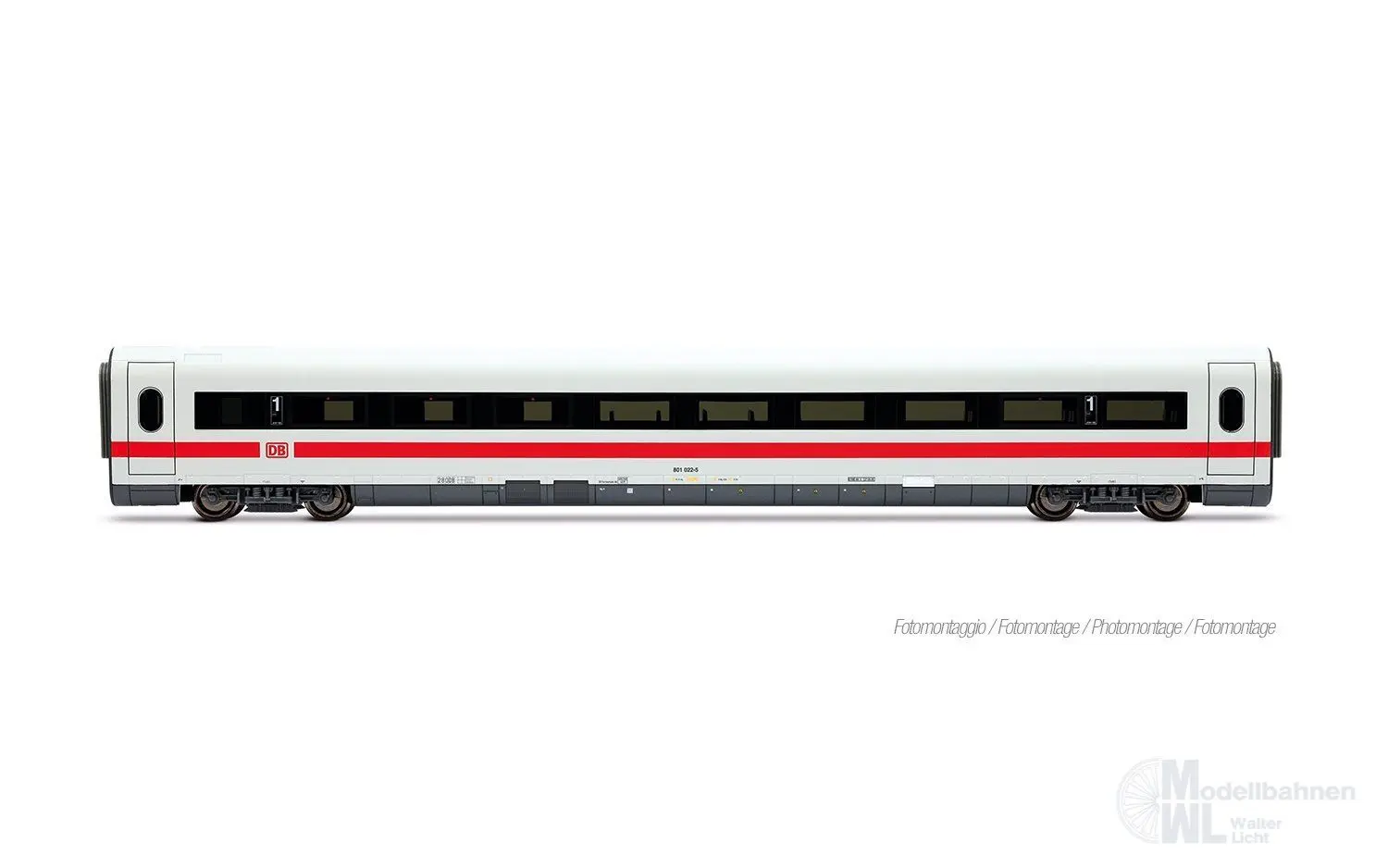 Lima 4682 - Ergänzungswagen Set ICE 1 DB Ep.V 5.tlg. Landshut H0/GL