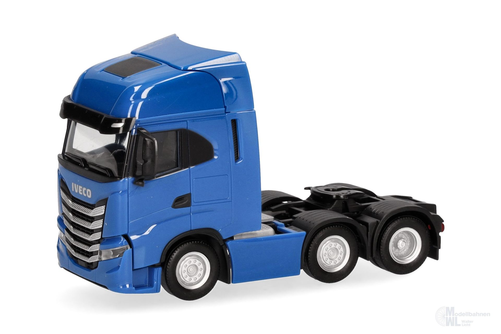 Herpa 317122-003 - Iveco S-Way 6x2 Zugmaschine verkehrsblau H0 1:87