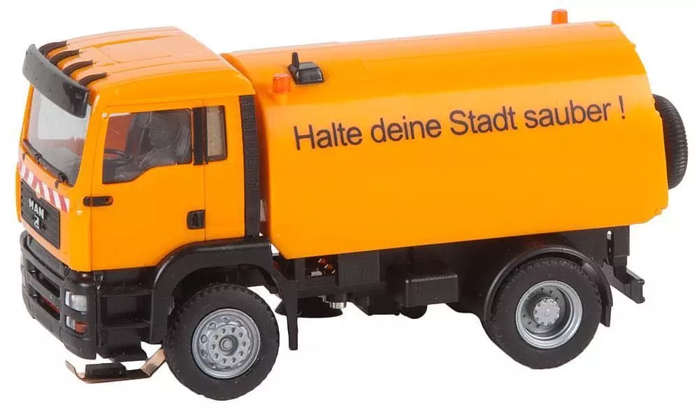 Faller 161482 - LKW MAN TGA Straßenkehrmaschine Herpa H0 1:87