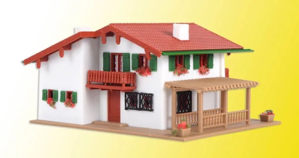 Vollmer 47754 - Chalet Edelweiss m. Carport N 1:160