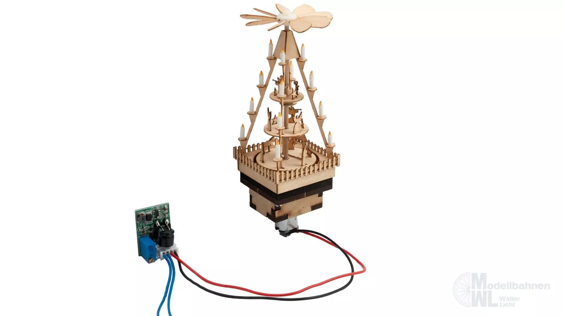 Noch 66413 - micro-motion Weihnachtsmarkt-Pyramide H0 1:87