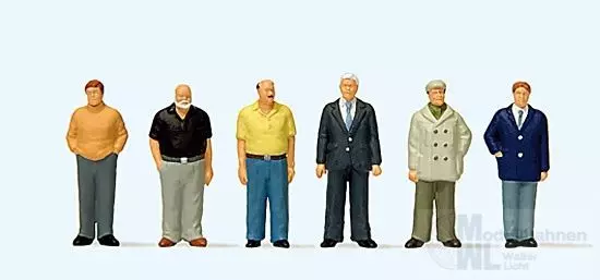 Preiser 10634 - Stehende Männer H0 1:87