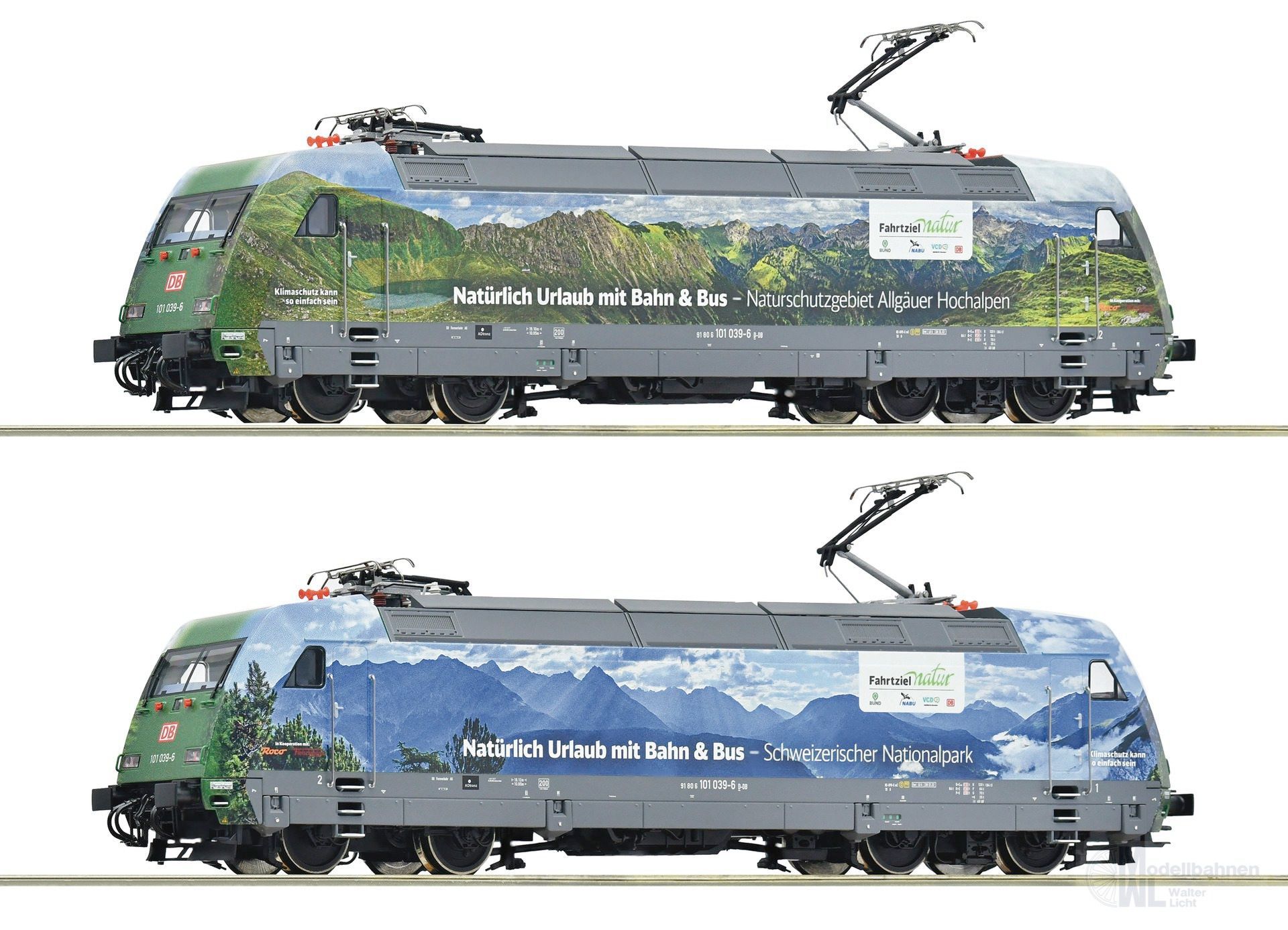 Roco 7500067 - E-Lok BR 101 DB Ep.VI Fahrtziel Natur H0/GL