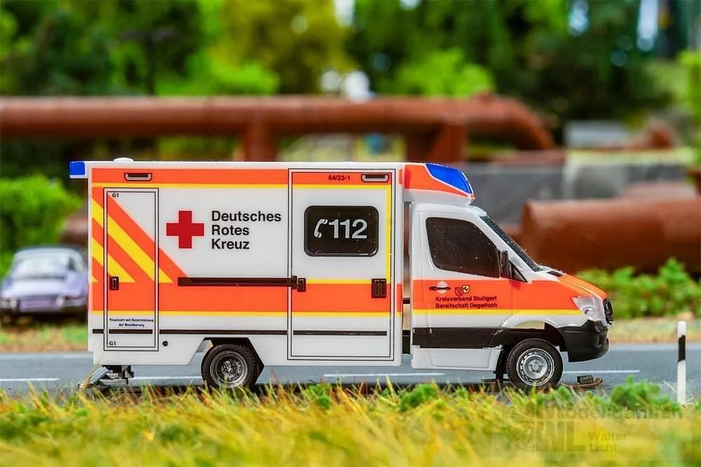 Faller 161321 - Car System Digital Mercedes-Benz Sprinter Rettungswagen DRK HERPA H0 1:87