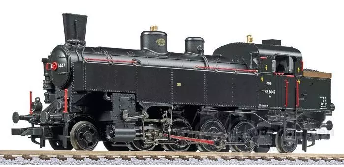 Liliput 131406 - Dampflok BR 93 ÖBB Ep.III Giesl Injector H0/GL