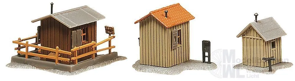 Faller 222177 - 3 Streckenhäuschen N 1:160
