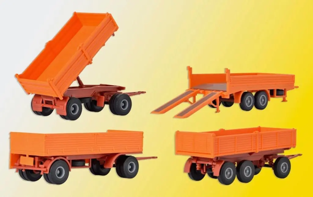Kibri 15707 - Kommunalanhänger-Set H0 1:87