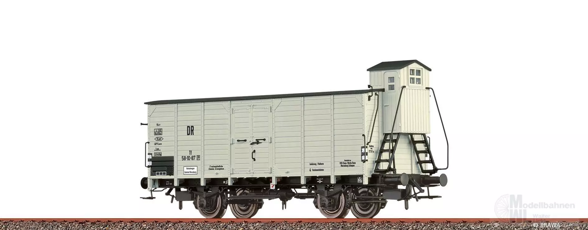 Brawa 51217 - Kühlwagen DR Ep.III VEB Chem. Werke Buna H0/GL