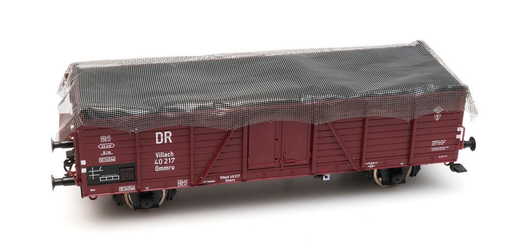 ARTITEC b.v. 10372 - Abdecknetz für Eisenbahnwagen 100 x 30 mm H0 1:87