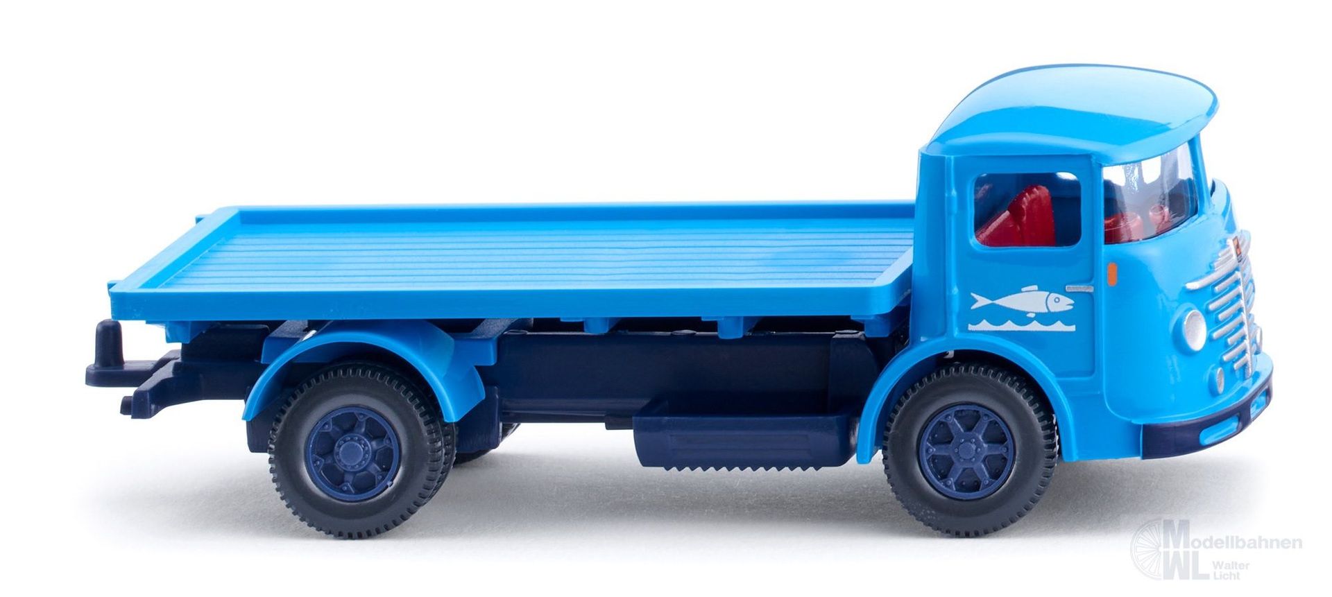 Wiking 047606 - Flachpritschen-Lkw Büssing 4500 Seefische H0 1:87