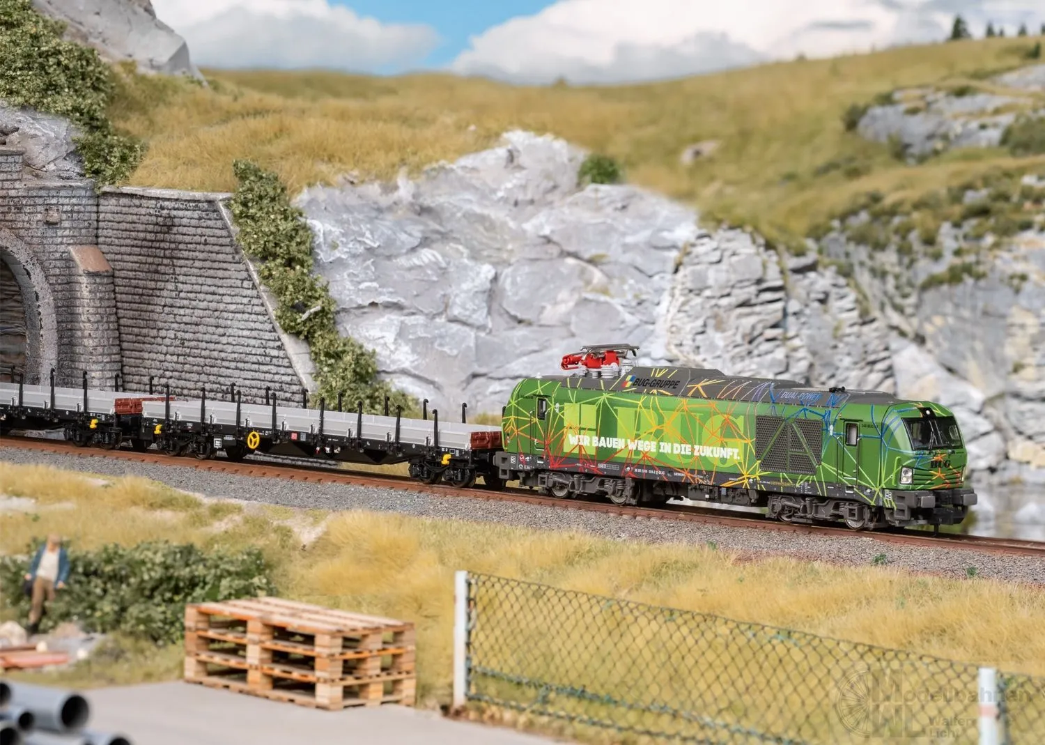 Trix 11171 - Startpackung Güterzug DB Ep.VI N 1:160