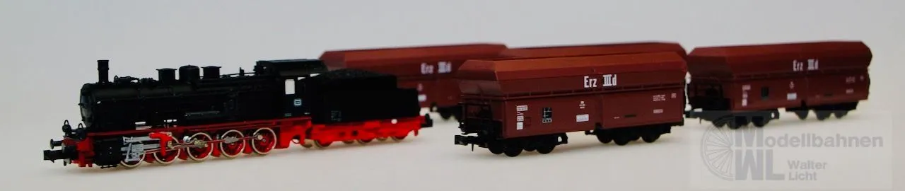 Lima 163900 - LIMA - Zugpackung Dampflok BR 57 3068 DB Ep.III + 4 WErzwagen  N 1:160