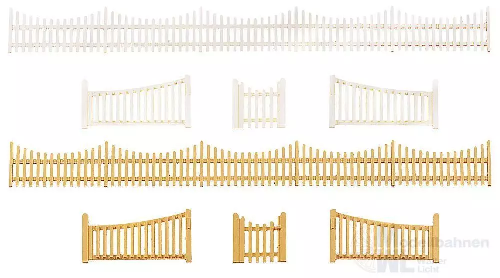 Faller 272406 - Gartenzaun mit Tor 54 cm N 1:160