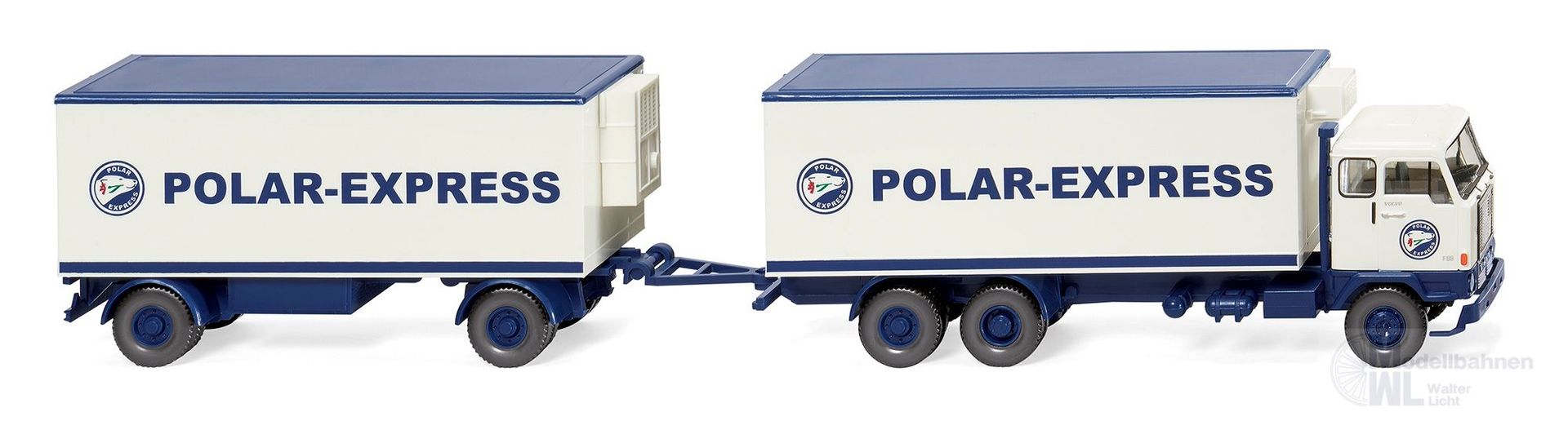Wiking 045704 - Kühlkofferlastzug Volvo F88 Polar-Express H0 1:87