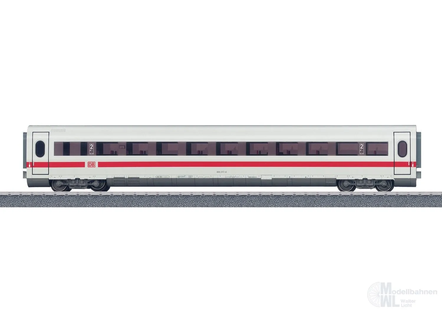 Märklin 41712 - Großraumwagen ICE 2 DB Ep.VI 2.Kl.Start up H0/WS