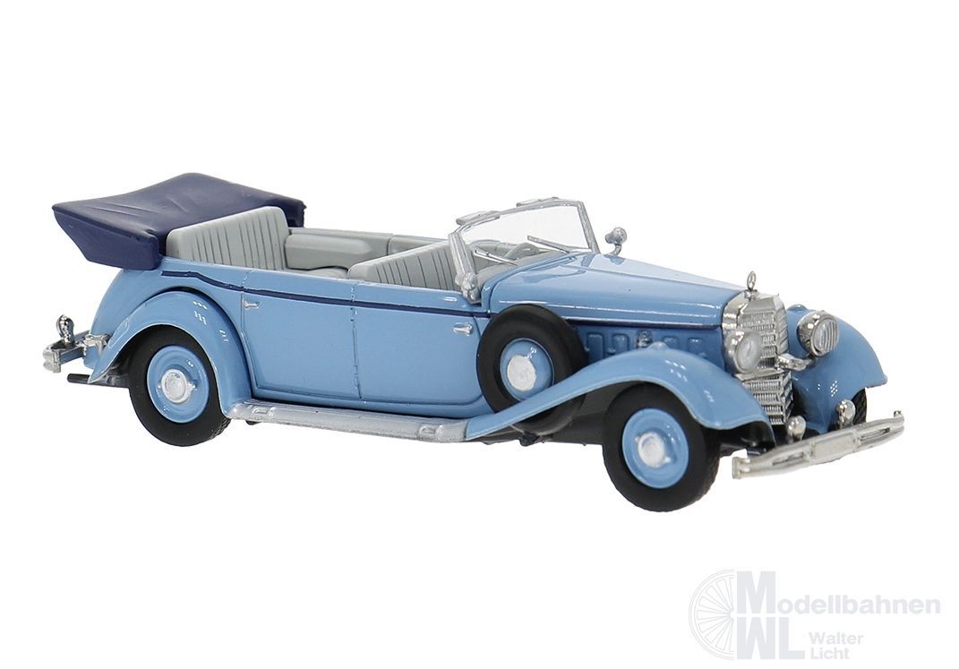 Brekina 21057 - Mercedes-Benz 770K offen hellblau H0 1:87
