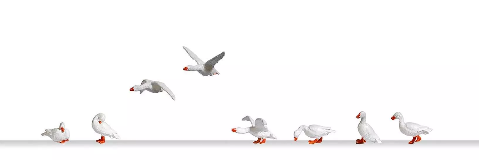 Busch 1195 - Hausgänse H0 1:87