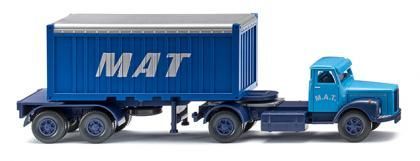 Wiking 052604 - Containersattelzug Scania L111 MAT Container 20' H0 1:87