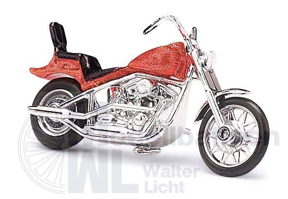 Busch 40153 - US-Motorrad rot H0 1:87