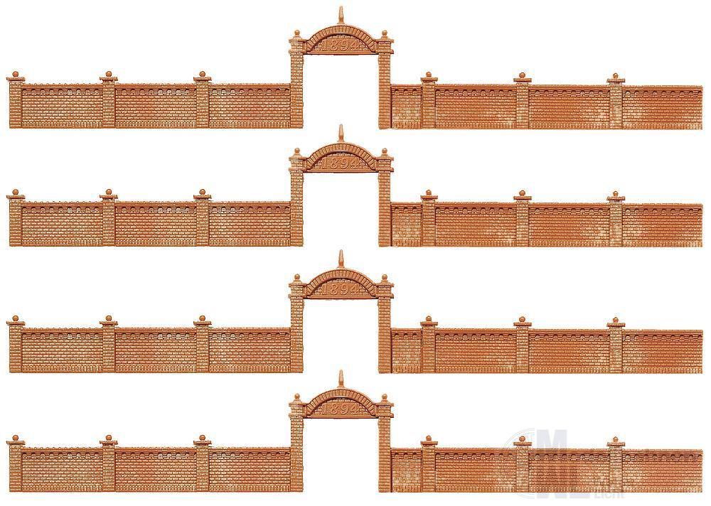 Faller 272405 - Fabrikmauer 68,4 cm N 1:160