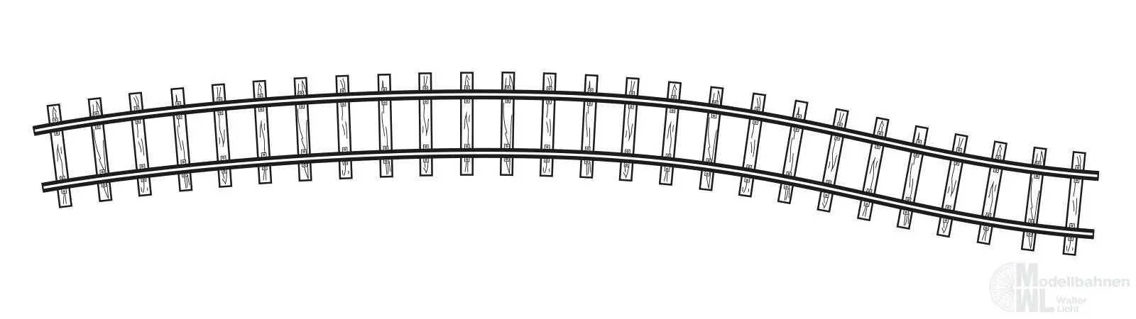 Bemo 4002000 - Flexgleis 500 mm H0e