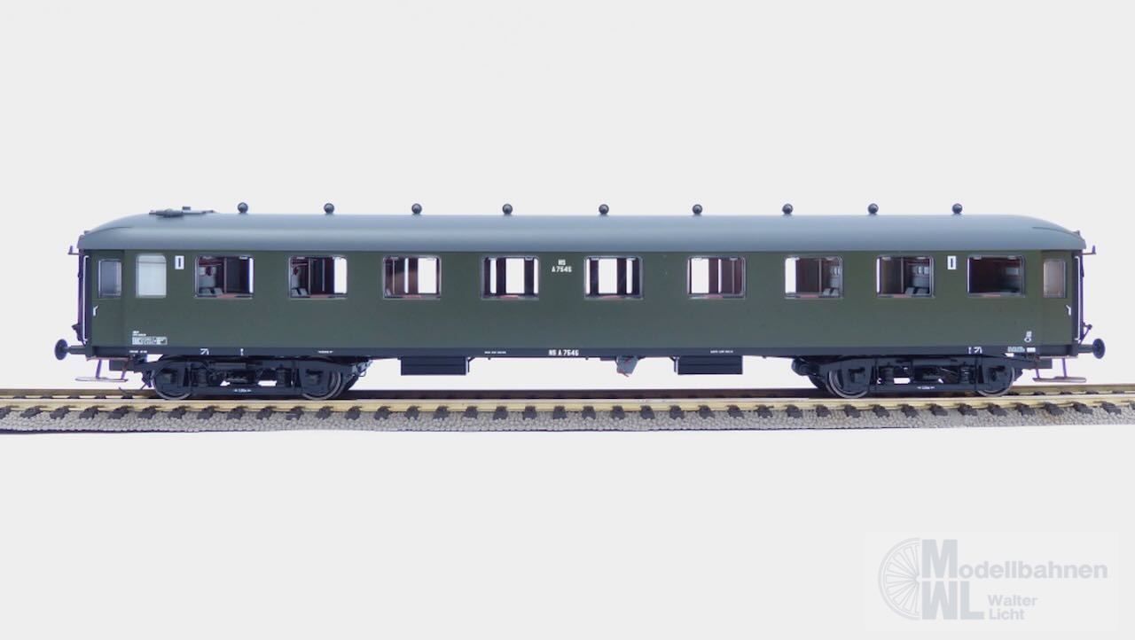 Exact Train 10026 - Personenwagen NS Ep.III A7545 grün, graues Dach H0/GL